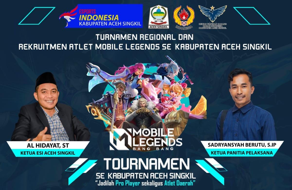 You are currently viewing Jaring Atlet, e-Sport Aceh Singkil Gandeng MPI Gelar Turnamen Mobile Legends