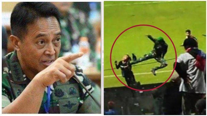 You are currently viewing Anggota TNI Tendang Suporter Arema Saat Tragedi Kanjuruhan Minta Maaf