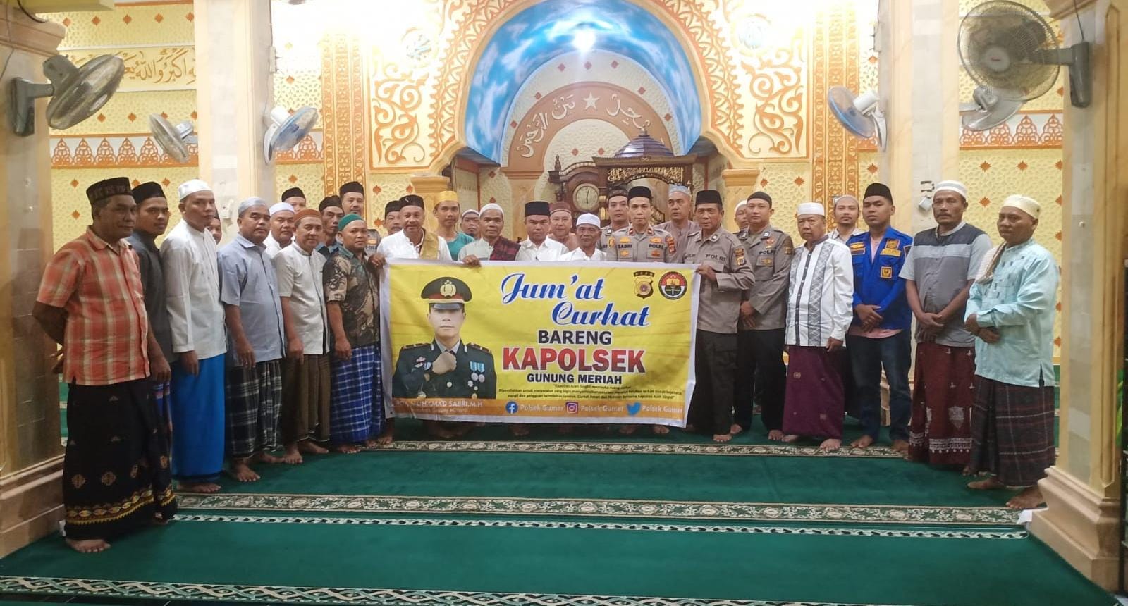 You are currently viewing Jumat Curhat, Kapolsek Gunung Meriah Ingatkan Warga Waspada Kebakaran di Musim Kemarau