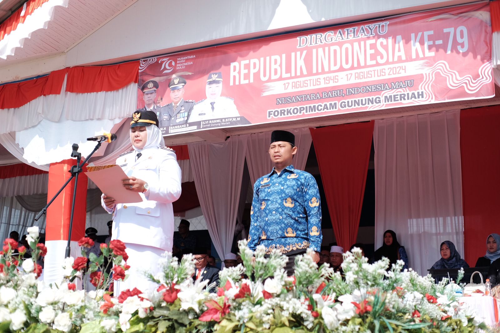 You are currently viewing Ilvi Rahmi Pimpin Upacara Detik-detik Proklamasi Kemerdekaan RI