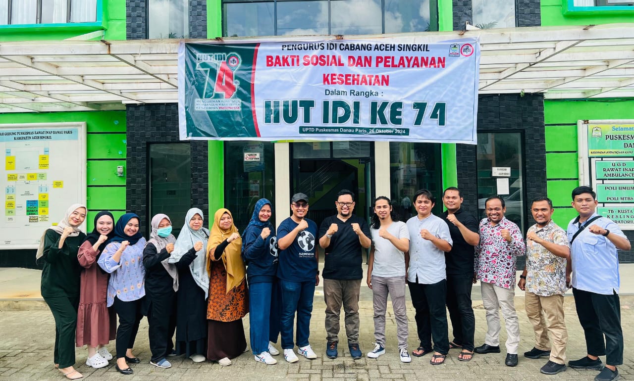You are currently viewing HUT IDI ke-74 di Aceh Singkil Diwarnai Baksos dan Pelayanan Kesehatan