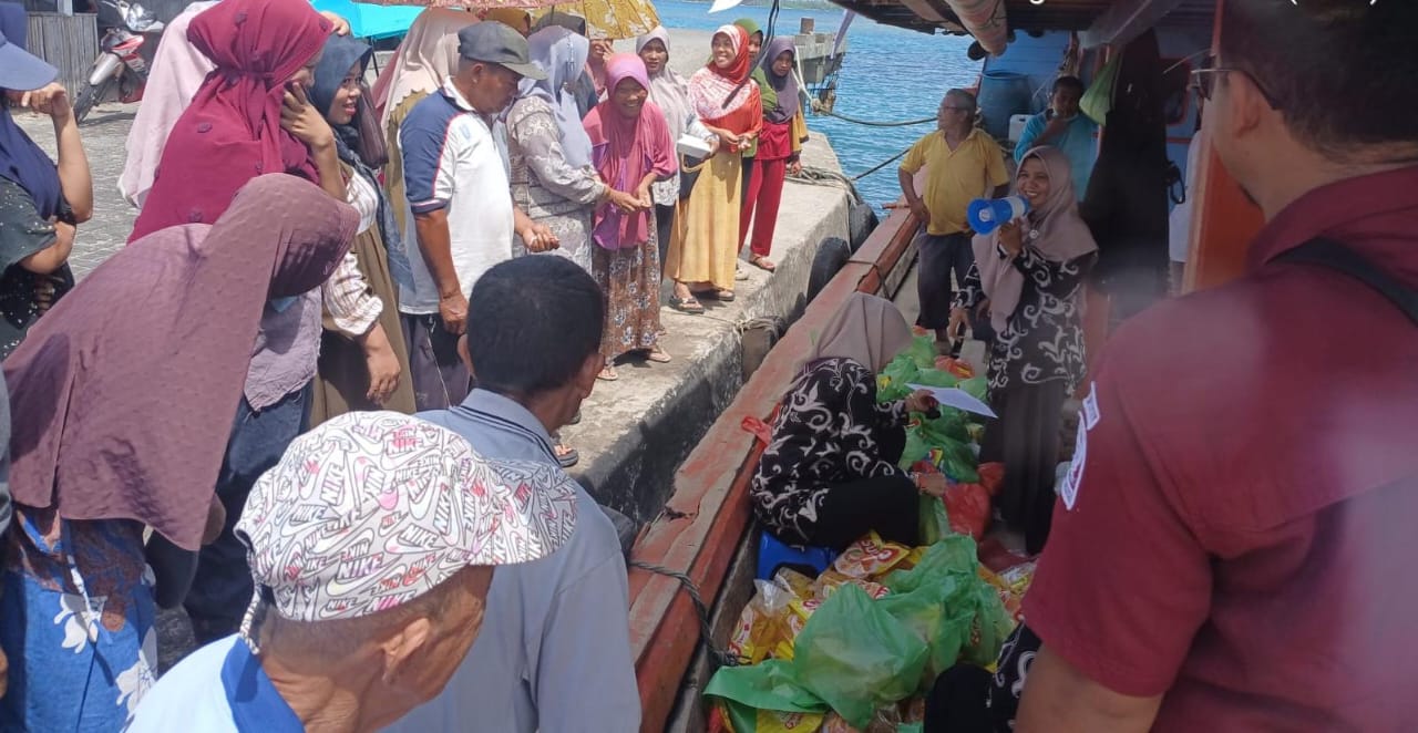 You are currently viewing GPM P3DN di Kepulauan Banyak Aceh Singkil Serasa Seperti Pasar Apung