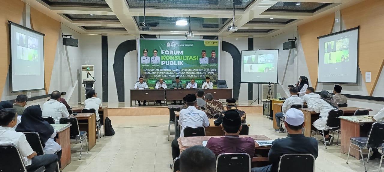 You are currently viewing Pemkab Aceh Singkil Konsultasikan Kajian Lingkungan Hidup Strategis