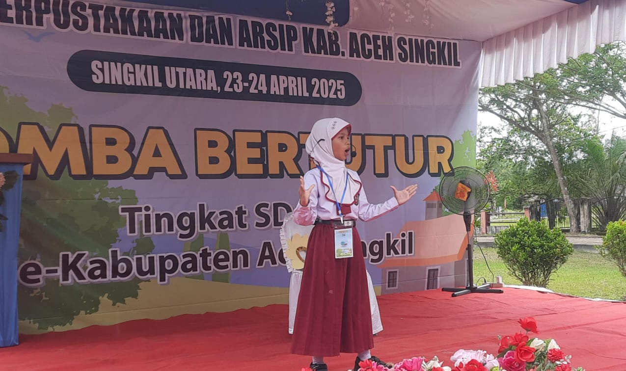 You are currently viewing Lomba Bertutur Tumbuhkan Budaya Minat Baca Siswa di Aceh Singkil