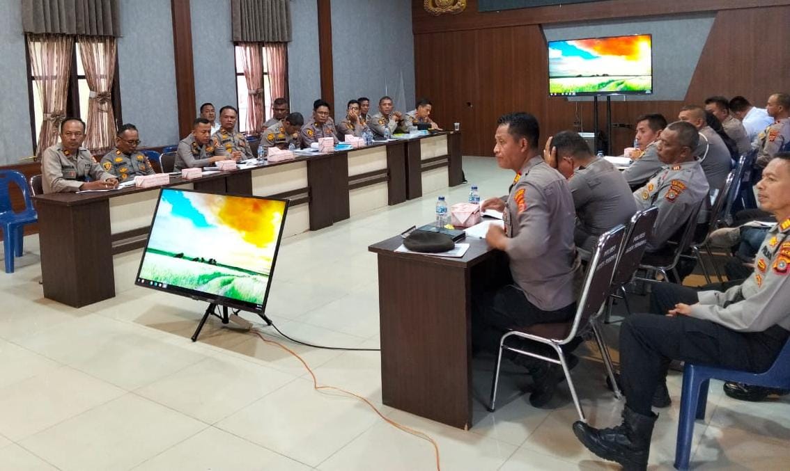 You are currently viewing Tingkatkan Pelayanan Publik, Polres Aceh Singkil Lakukan Anev