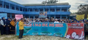Read more about the article Minta 4 Pulau Kembali ke Aceh, Dosen dan Mahasiswa STAISAR Aceh Singkil Gelar Aksi