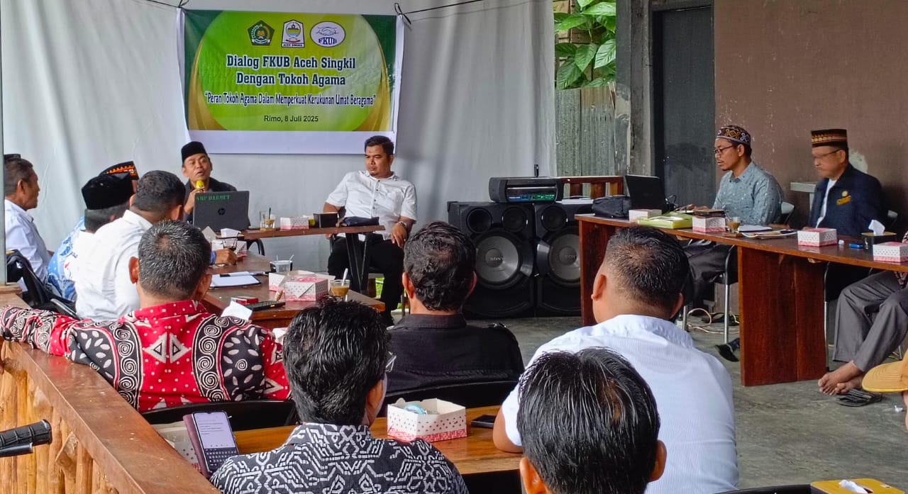 You are currently viewing FKUB Aceh Singkil Gelar Dialog Tokoh Agama, Bahas Penguatan Kerukunan Umat