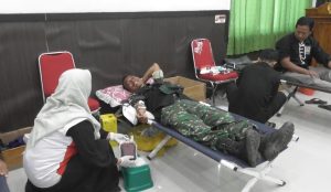 Read more about the article Sambut HUT ke-80, Kodim 0109 Aceh Singkil Gelar Donor Darah