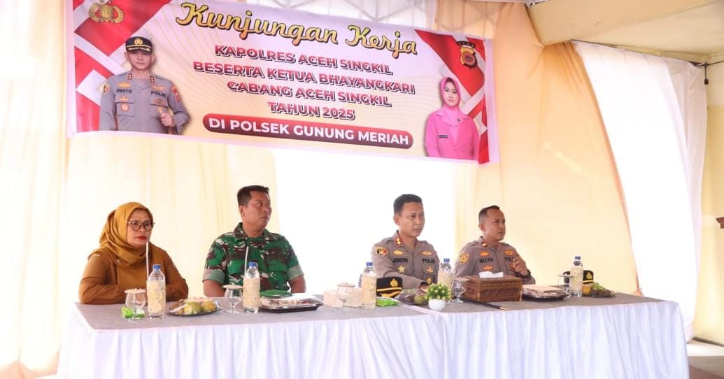 You are currently viewing Kapolres Aceh Singkil Ajak Warga Gunung Meriah Jaga Kamtibmas