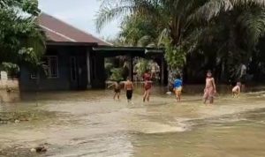 Read more about the article Air Belum Surut, Sejumlah Desa di Aceh Singkil Tergenang