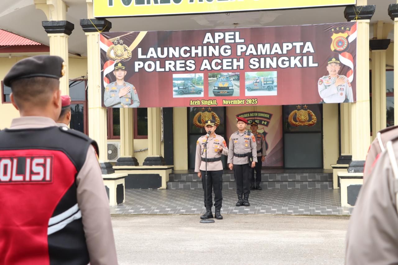 You are currently viewing Polres Aceh Singkil Luncurkan Program Pamapta, Dorong Respon Cepat Aduan Masyarakat