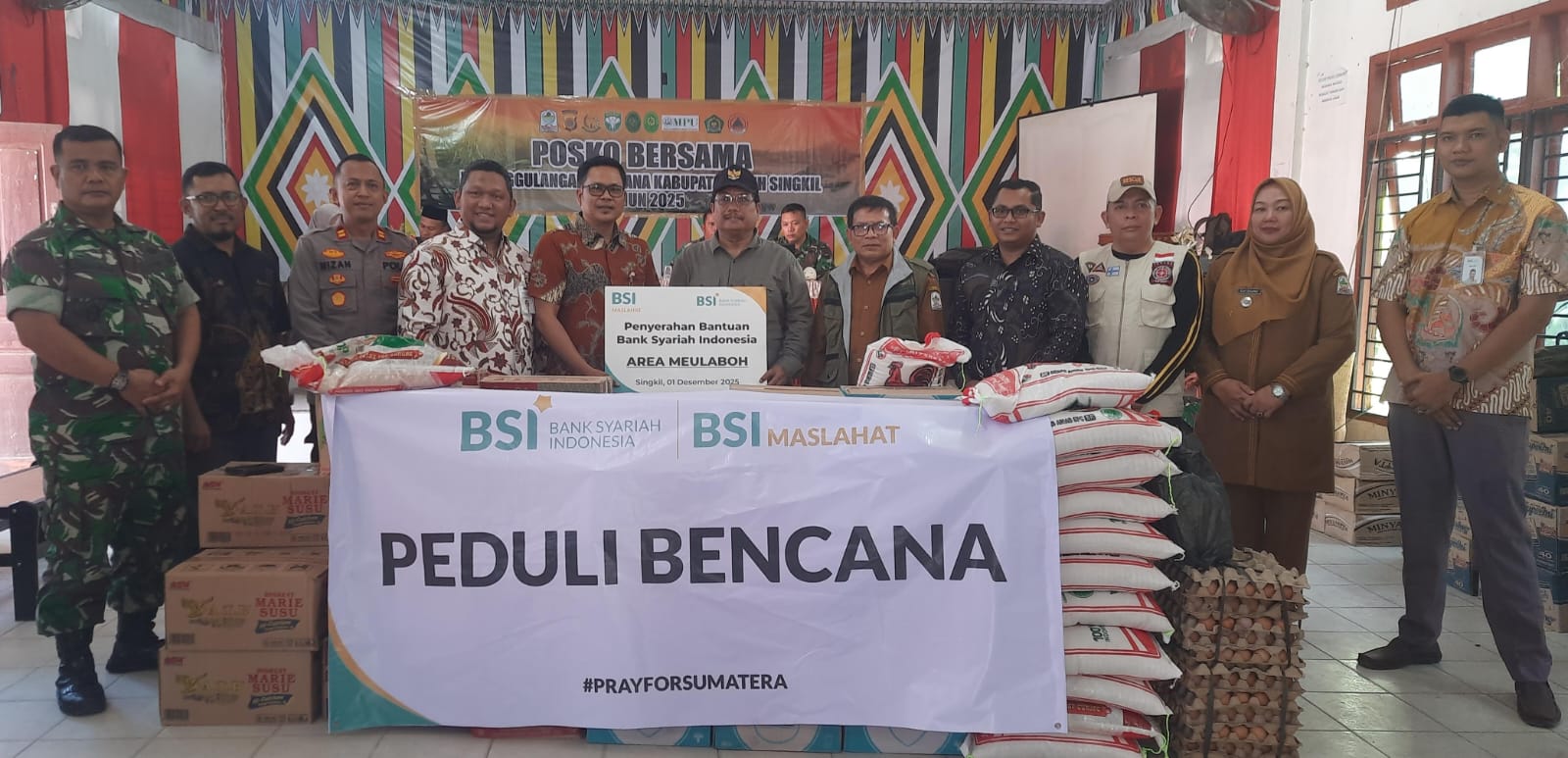 You are currently viewing BSI Serahkan Bantuan Tanggap Darurat untuk Warga Terdampak Banjir di Aceh Singkil