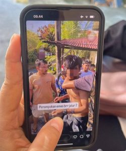 Read more about the article Maling Gelang Emas di Aceh Singkil Ditangkap Warga, Sempat Diamuk Massa