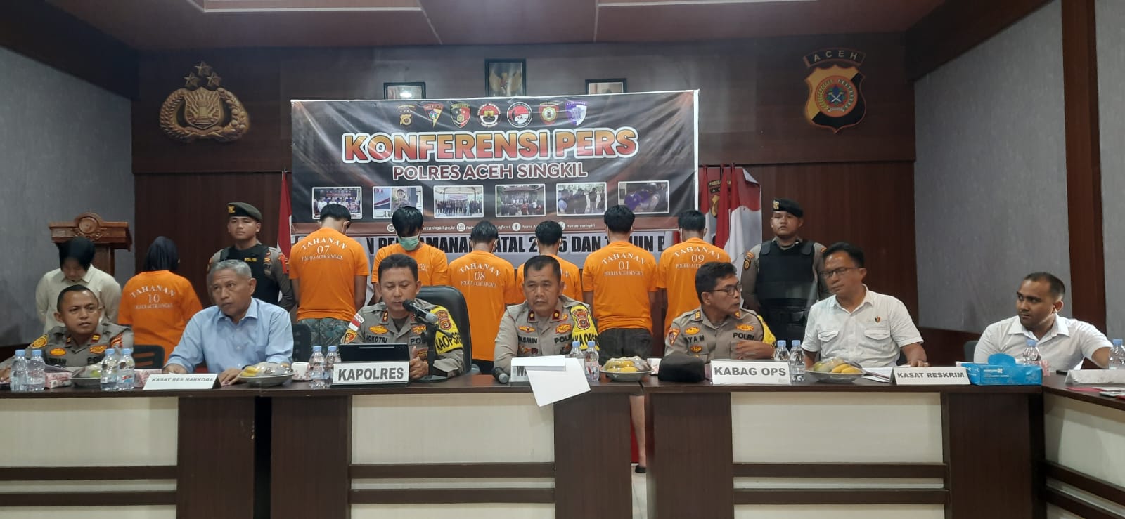 You are currently viewing Polres Aceh Singkil Tangani 234 Kasus Tindak Pidana Umum Sepanjang 2025