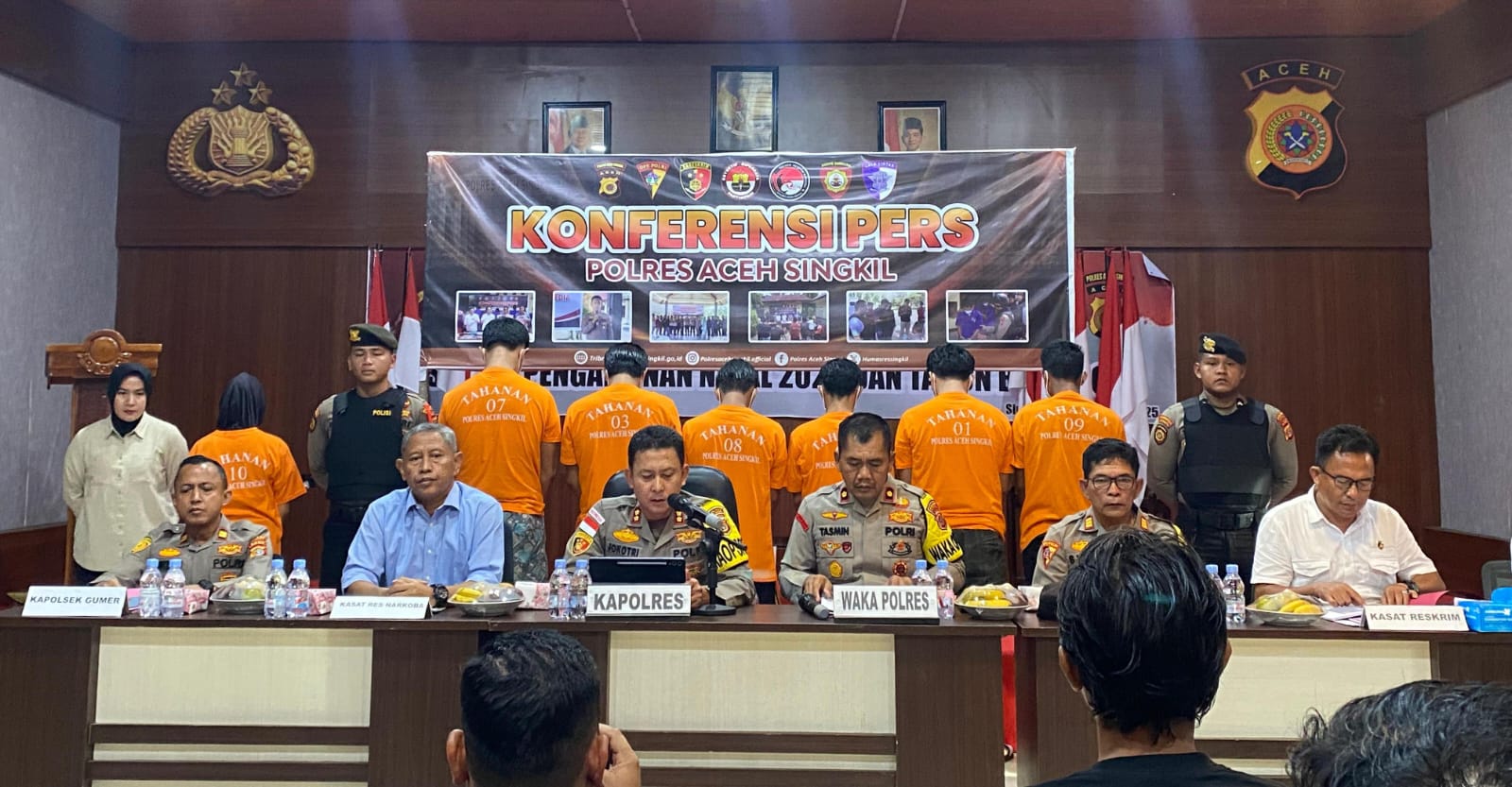 You are currently viewing Polres Aceh Singkil Bongkar 18 Kasus Narkoba Sepanjang 2025