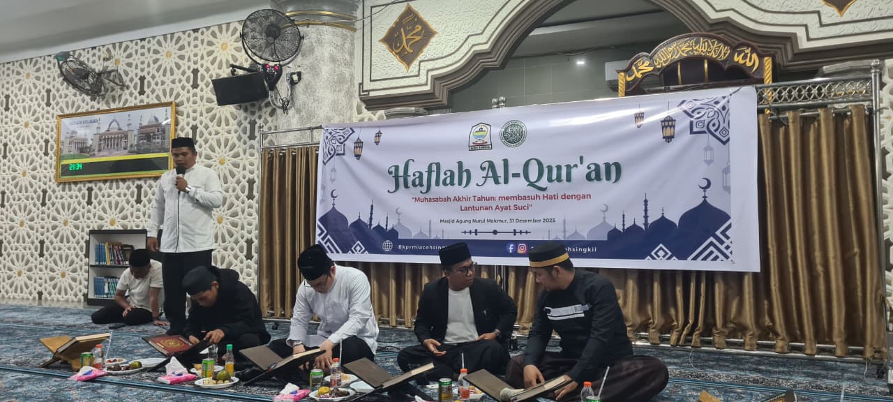 You are currently viewing Menutup 2025, BKPRMI Aceh Singkil Gelar Haflah Qur’an