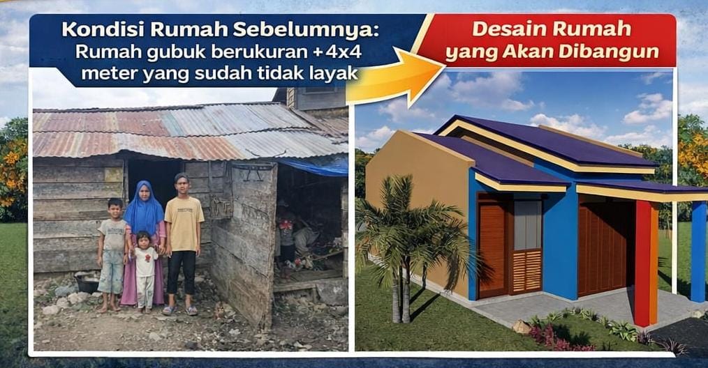 You are currently viewing Dari Gubuk 4×4 Meter, GARDA Indonesia Bangun Harapan untuk Ibu Mawarni