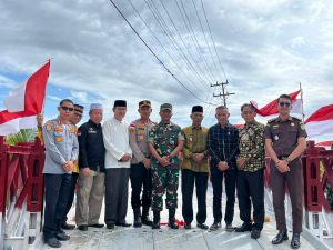 Jembatan Bailey di Aceh Singkil Rampung