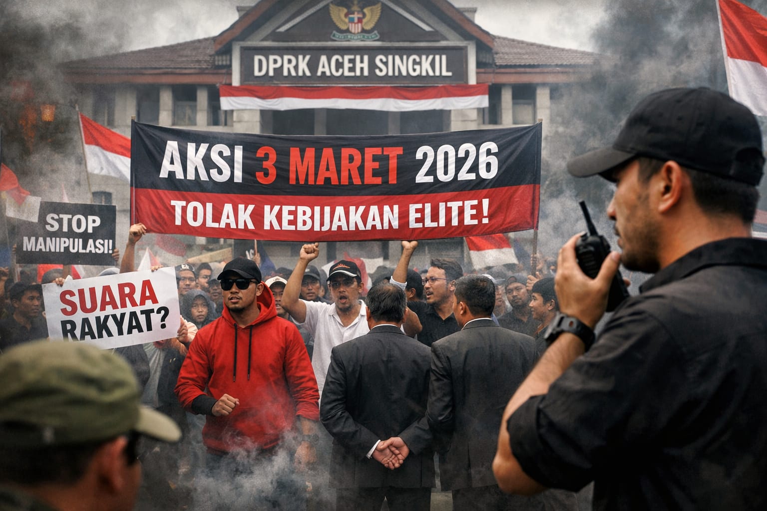You are currently viewing Diduga Aksi 3 Maret Ditunggangi Kepentingan Elit Penguasa Aceh Singkil