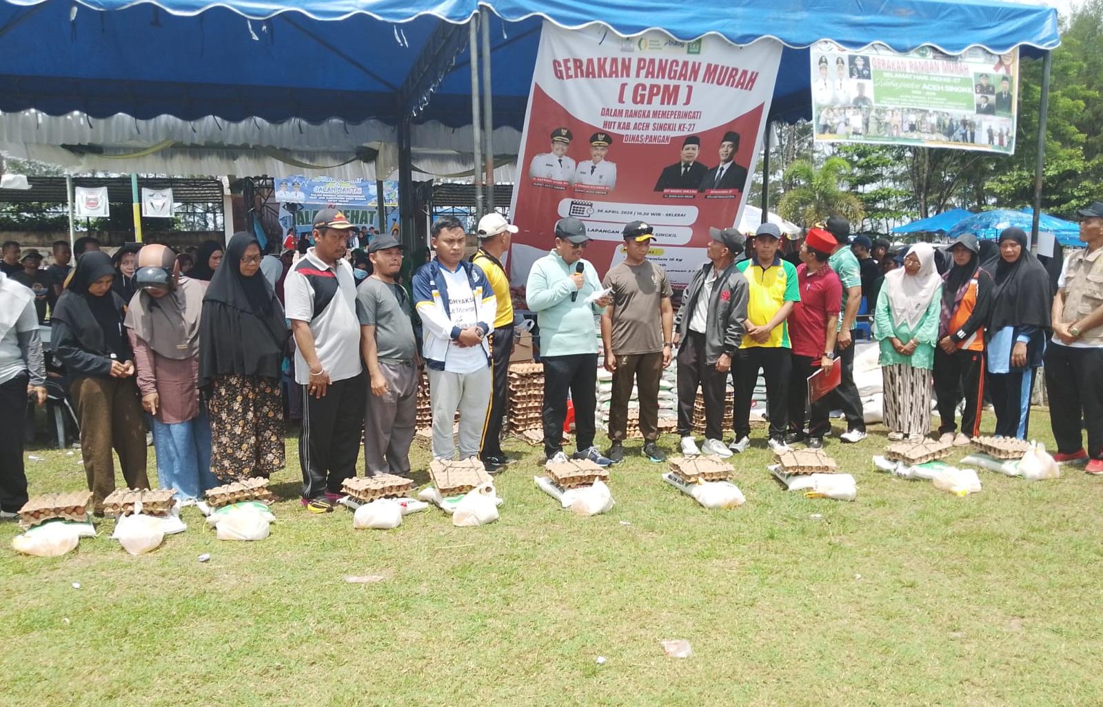 You are currently viewing Gerakan Pangan Murah Warnai HUT ke-27 Aceh Singkil