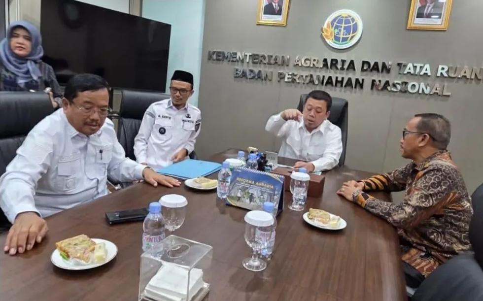 Bupati Aceh Singkil Temui Menteri ATR/BPN, Bahas Percepatan Kebun Plasma