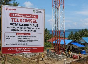 BTS Akhirnya Dibangun, Desa Ujung Sialit Keluar dari Zona Blank Spot