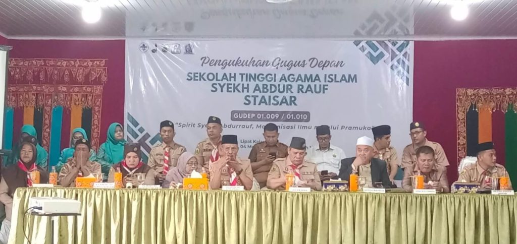 Pramuka Gudep STAISAR Dikukuhkan