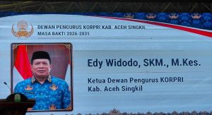 Edy Widodo Dikukuhkan Jadi Ketua KORPRI Aceh Singkil Periode 2026-2031