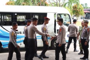 Kapolres Aceh Singkil Lepas Taruna Akpol Usai Taruna Bakti di Sekolah Rakyat Rintisan