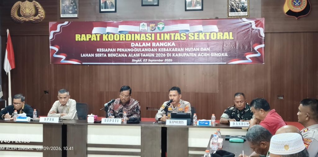 Karhutla Mengintai, Bupati Aceh Singkil Tekankan Deteksi Dini dan Respon Cepat