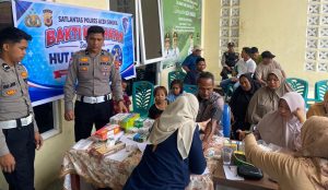 Rayakan HUT Lalu Lintas ke-71, Polres Aceh Singkil Gelar Pengobatan Gratis di Desa Rimo