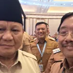 Bupati Safriadi Oyon bersama Presiden Prabowo menghadiri Rakornas TPKAD |Dok. Prokopim