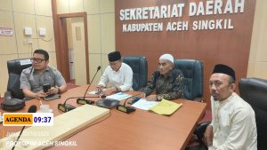 Pemkab Aceh Singkil Ikuti Rakor Satgas PRR, Mitigasi Banjir Dibahas
