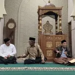 Pengajian Ahlussunnah Wal Jamaah (Aswaja) di Masjid Baitussalihin, Kampung Pulo Sarok, Kecamatan Singkil, Jumat, 16 Oktober 2026, malam.