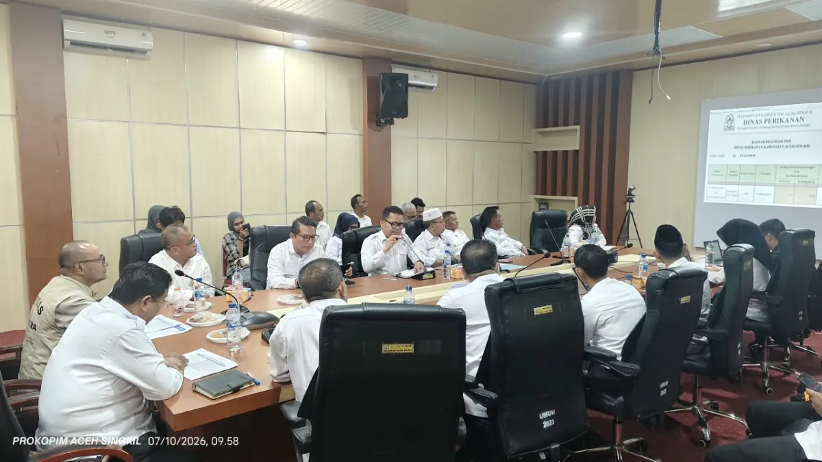 Rapat Pemkab Aceh Singkil-Satgas PRR