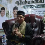 Tgk. Misran Fuadi, Kepala Dinas Syariat Islam Aceh mengisi tausiyah peringatan Maulid Nabi di ACeh Singkil ldok.istimewa